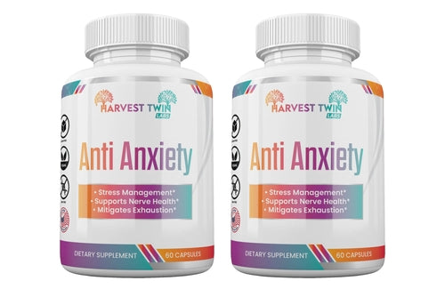 Anti-Anxiety Supplement for Stress Reduction, Cortisol Levels,