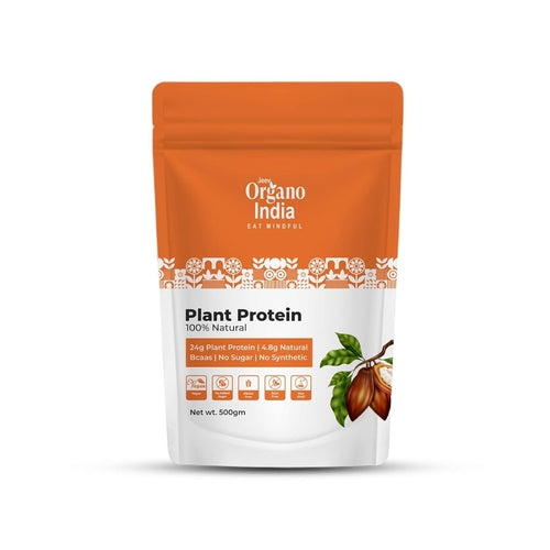 Plant Protein Powder, 100% Natural, 24g Protein, No Sugar, 500g