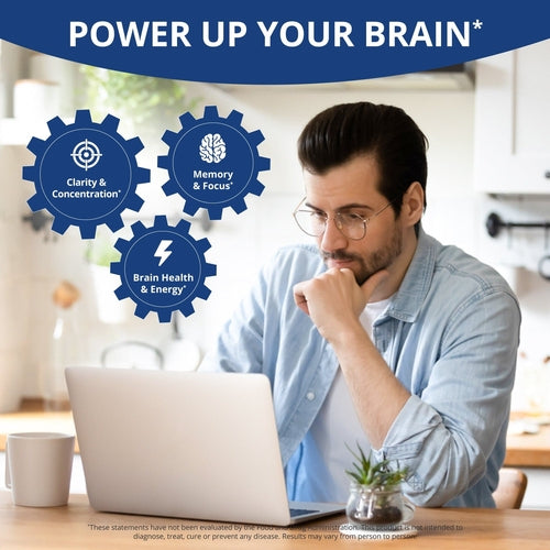 NuBrain – Advanced Brain Support for Focus & Clarity, 60 Vegan